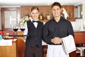 GERMG494 DHN Đức nghề Nhân viên nghiệp vụ khách sạn (Hotelfachfrau) trên một hòn đảo ở Biển Bắc